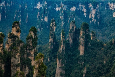 张家界的山,中国
